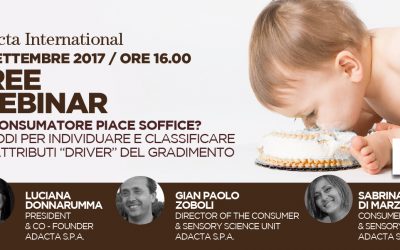 ADACTA FREE WEBINAR – AL CONSUMATORE PIACE SOFFICE? – 21 SETTEMBRE Guarda il Webinar