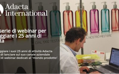 UNA SERIE DI WEBINAR PER FESTEGGIARE I 25 ANNI DI ADACTA