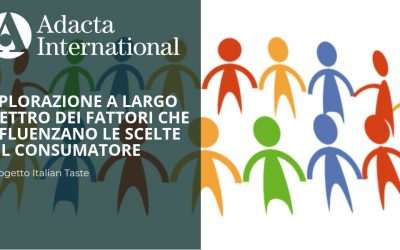 ESPLORAZIONE A LARGO SPETTRO DEI FATTORI CHE INFLUENZANO LE SCELTE DEL CONSUMATORE: il progetto Italian Taste
