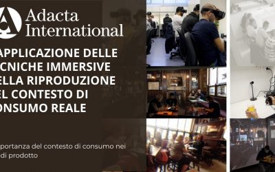 L’APPLICAZIONE DELLE TECNICHE IMMERSIVE NELLA RIPRODUZIONE DEL CONTESTO DI CONSUMO REALE