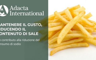 MANTENERE IL GUSTO, RIDUCENDO IL CONTENUTO DI SALE