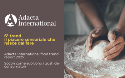 Food Trend 2025 – Il piacere sensoriale che nasce dal fare – 6° trend