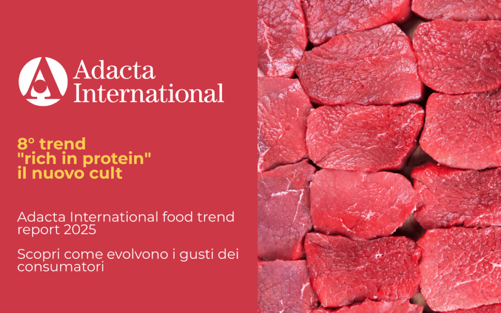 Food Trend 2025 – Rich in protein un nuovo driver di gusto – 8° trend