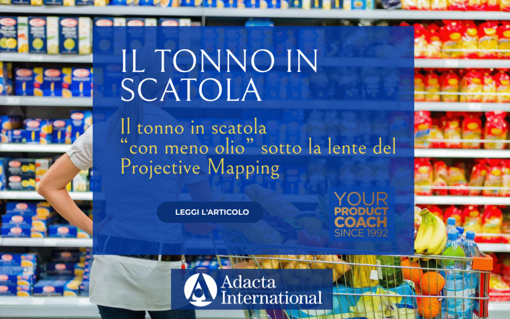 Il tonno in scatola “con meno olio” sotto la lente del Projective Mapping