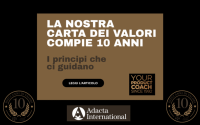 La carta dei valori di Adacta International compie 10 anni