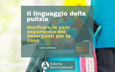 Il linguaggio della pulizia: decifrare la user experience dei detergenti per la casa
