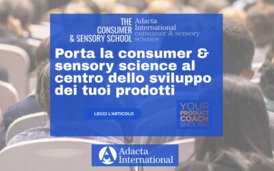 Porta la consumer & sensory science al centro dello sviluppo dei tuoi prodotti