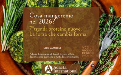 7° trend 2026 – Proteine nuove La forza che cambia forma – Adacta International Food Trend Report