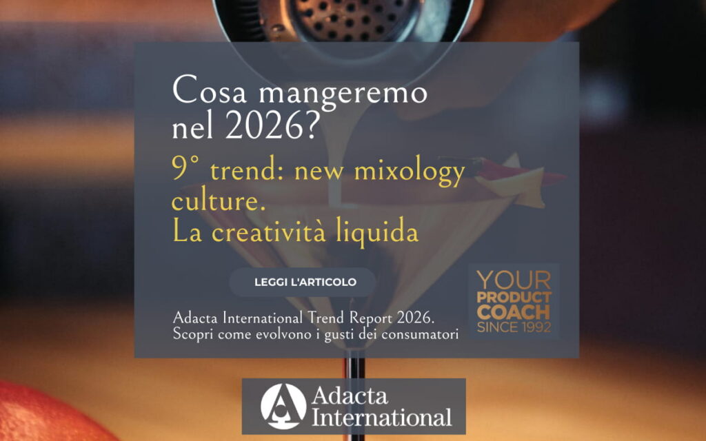 9° trend 2026 – New mixology culture La creatività liquida -Adacta International Food Trend Report