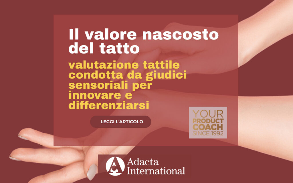 Il tatto: un valore nascosto nei prodotti per la casa