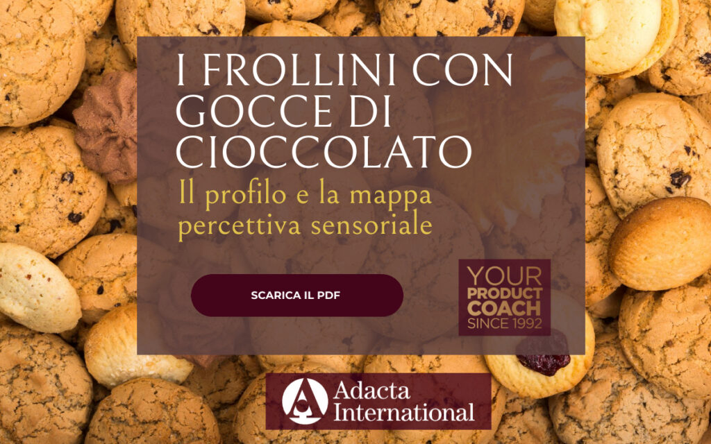 Le ricerche sensoriali di Adacta: I frollini con gocce di cioccolato